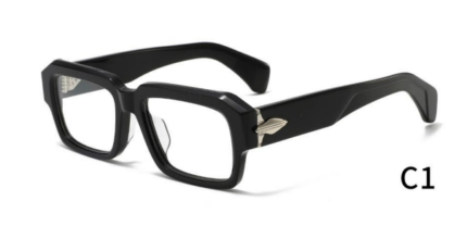JJ Series Acetate Glasses J3313 — Black